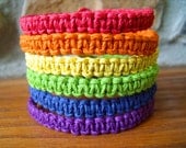 Rainbow Colors - Choose Your Own Hemp Bracelet