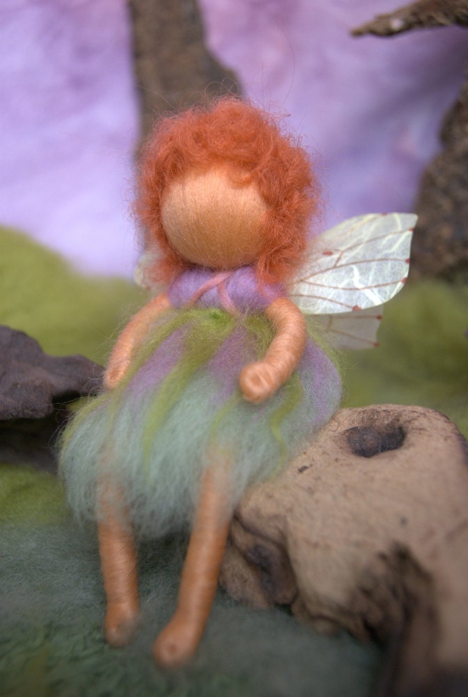 Fairy child - waldorf inspired, felted, by Naturechild