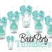 Set of 6 Bridal Party Gifts Personalized 16oz  Acrylic Tumblers