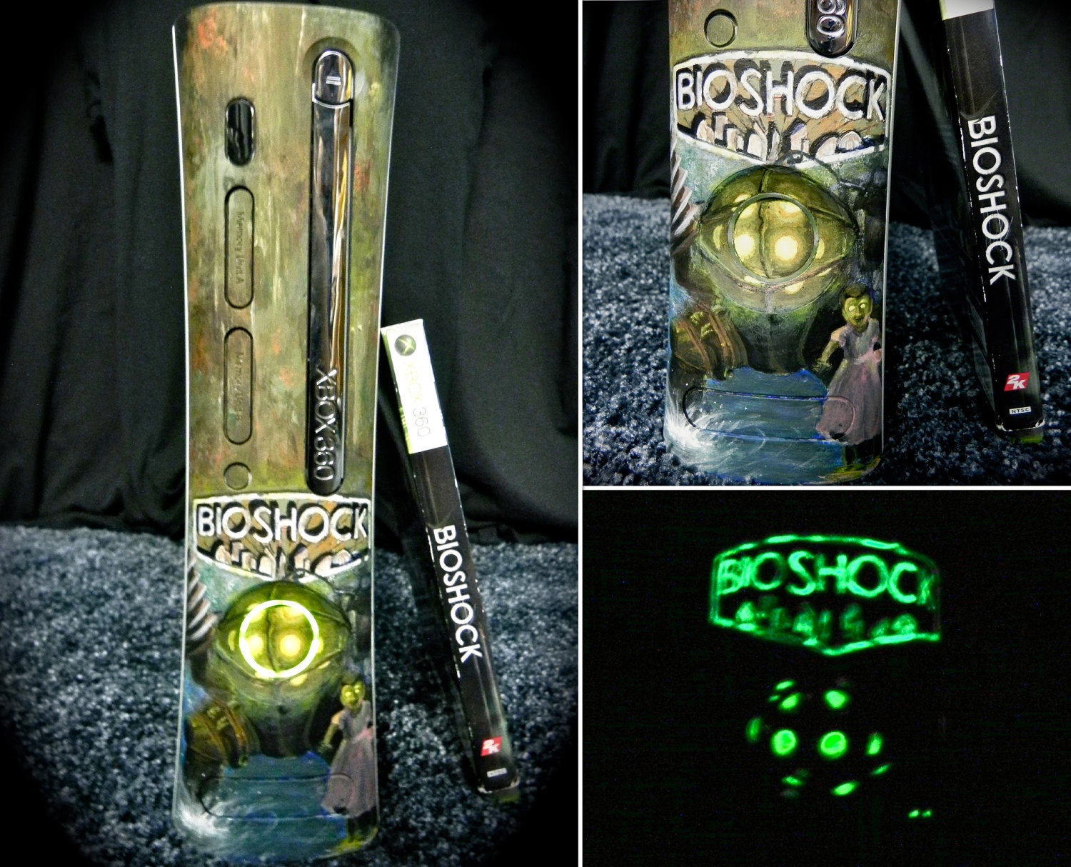 Custom Glow in the Dark Xbox 360 Faceplate