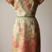 SALE 1950s Floral Organza dress