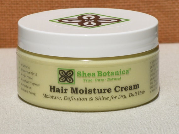 Hair Moisture Cream 8oz All Natural Shea Butter By Sheabotanica