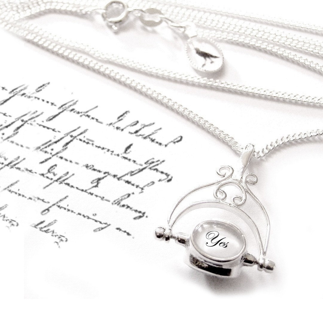The Decision Maker Mark 2 Necklace In Solid Sterling Silver Fortune Telling