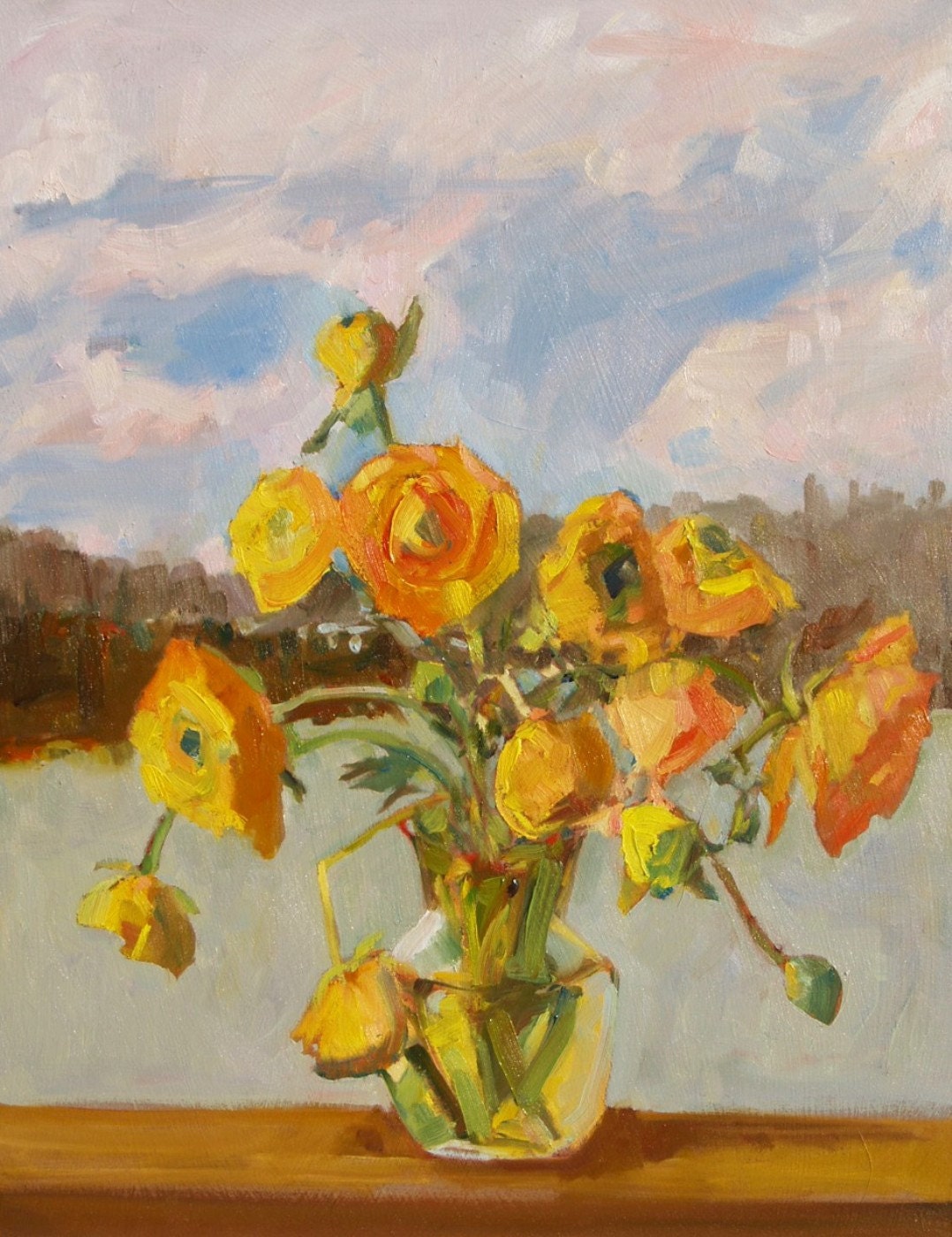 Ranunculus 14 x 18 in.
