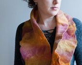 Shura Merino Silk Wavy Felt Scarf