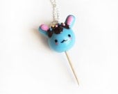 Bunny Lollipop necklace - Cute Sweet Miniature Jewelry (PRE ORDER)
