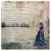 Paper Princess, 8x8 Inch Print, Dreamy Whimsical FairyTale Art