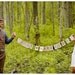 Personalized Just Married Sunshine Paper Garland Party Banner Great for Weddings