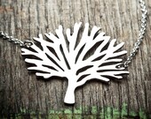 Small Tree of Life Necklace in Sterling Silver womens pendant jewelry