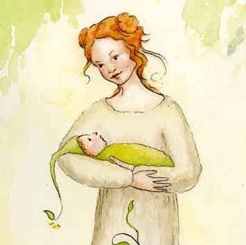Little Sprout Original Watercolor Illustration