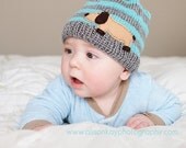 Fuchsia   Pet WIENER DOG  Childrens and Baby BEANIE, newborn photography, childrens clothing, childrens accesories,