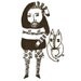 Don't Want No Small Feet Man - gocco screenprint
