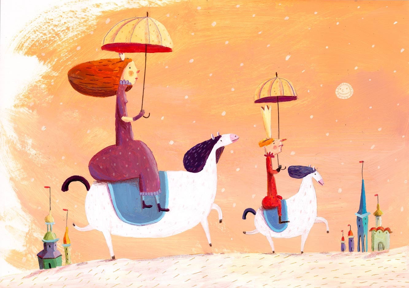 walk of princes original illustration