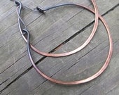 2 Inch Hoop Earrings Ombre Jewelry Large Hoop Earrings Handamade Jewelry DanielleRoseBean Big Hoops