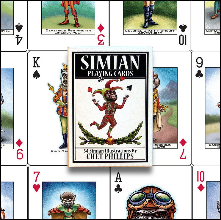 Simian Playing Card Set