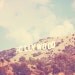 Hollywood photography, Sign, Los Angeles famous hill landmark celebrities stars travel vintage inspired retro blue, Oscars 12x12