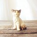 Vintage Ceramic Kitten - Kitschy Cat Figure