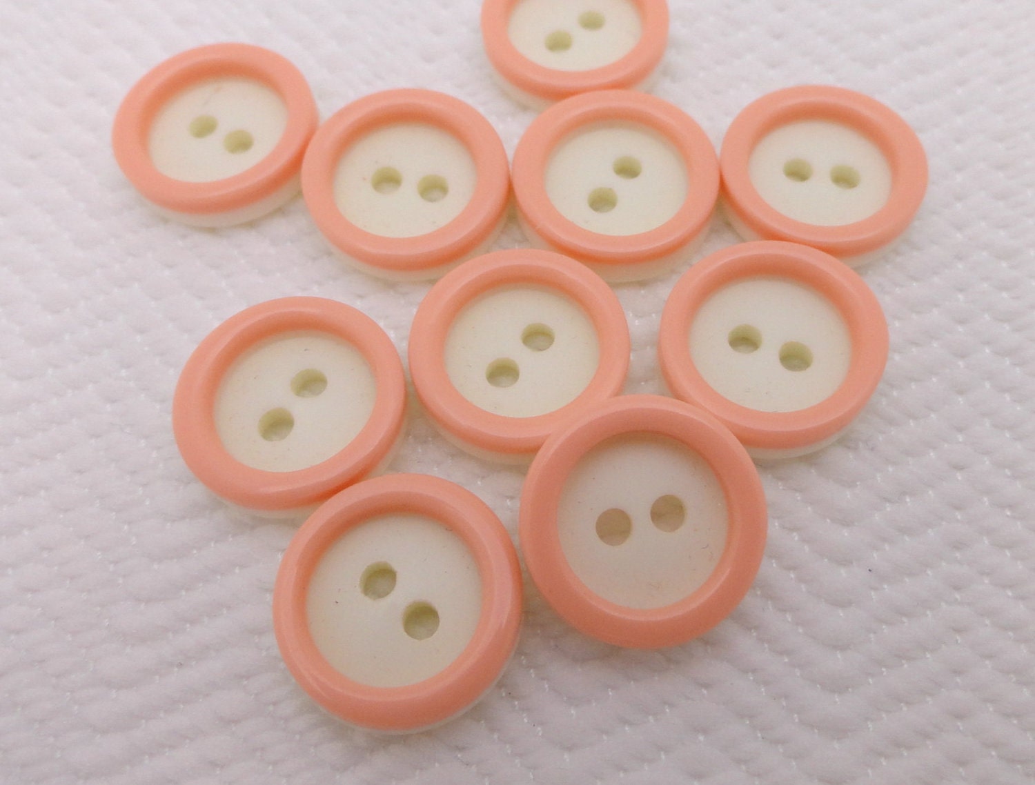 Peaches n Cream Vintage Buttons