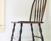 Painted Farmhouse Furniture Vintage Cottage Chic Chair Wildflowers