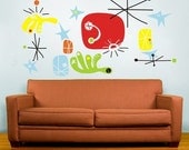 mural wall decal set- make your own miro