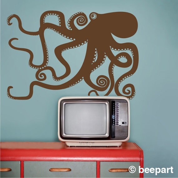 octopus wall decal