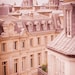Paris Photography - Architectural Fine Art Travel Photo, Urban Wall Decor, Parisian Rooftops, Mauve Morning in Le Marais