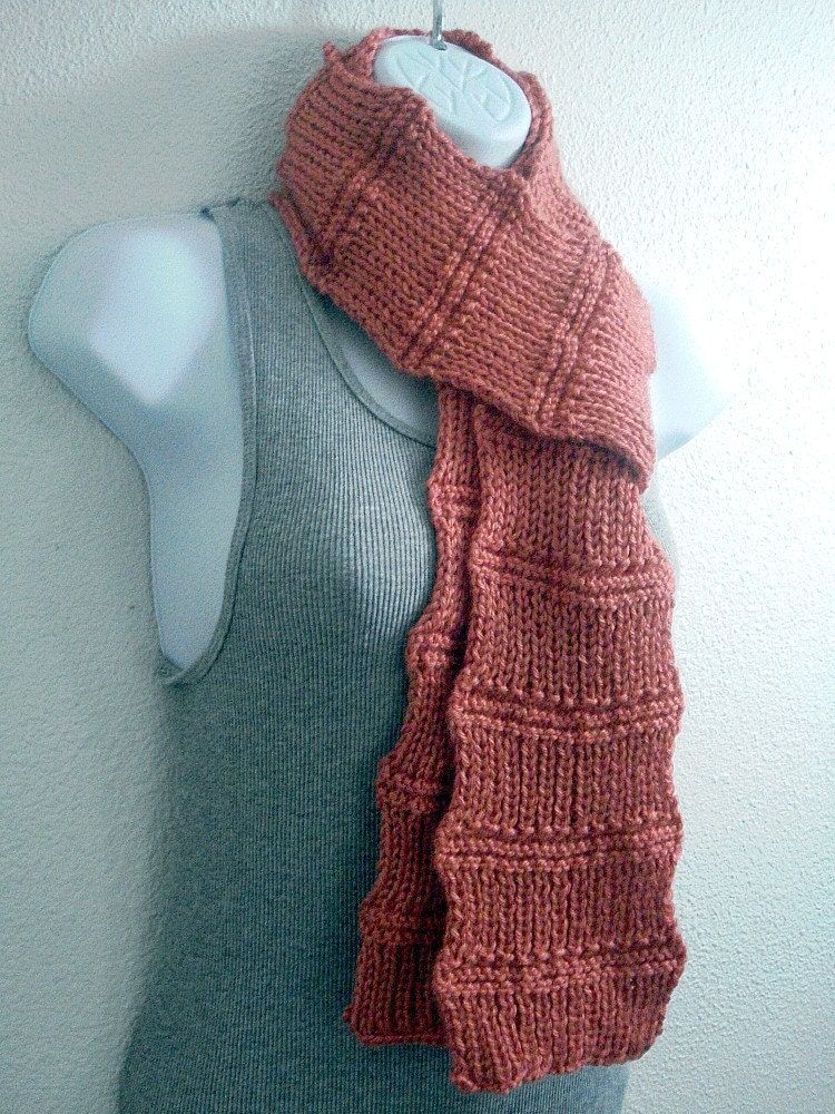 Easy Scarf Pattern - Sell The Knit Scarves You Make From This PDF Format - Instant Download