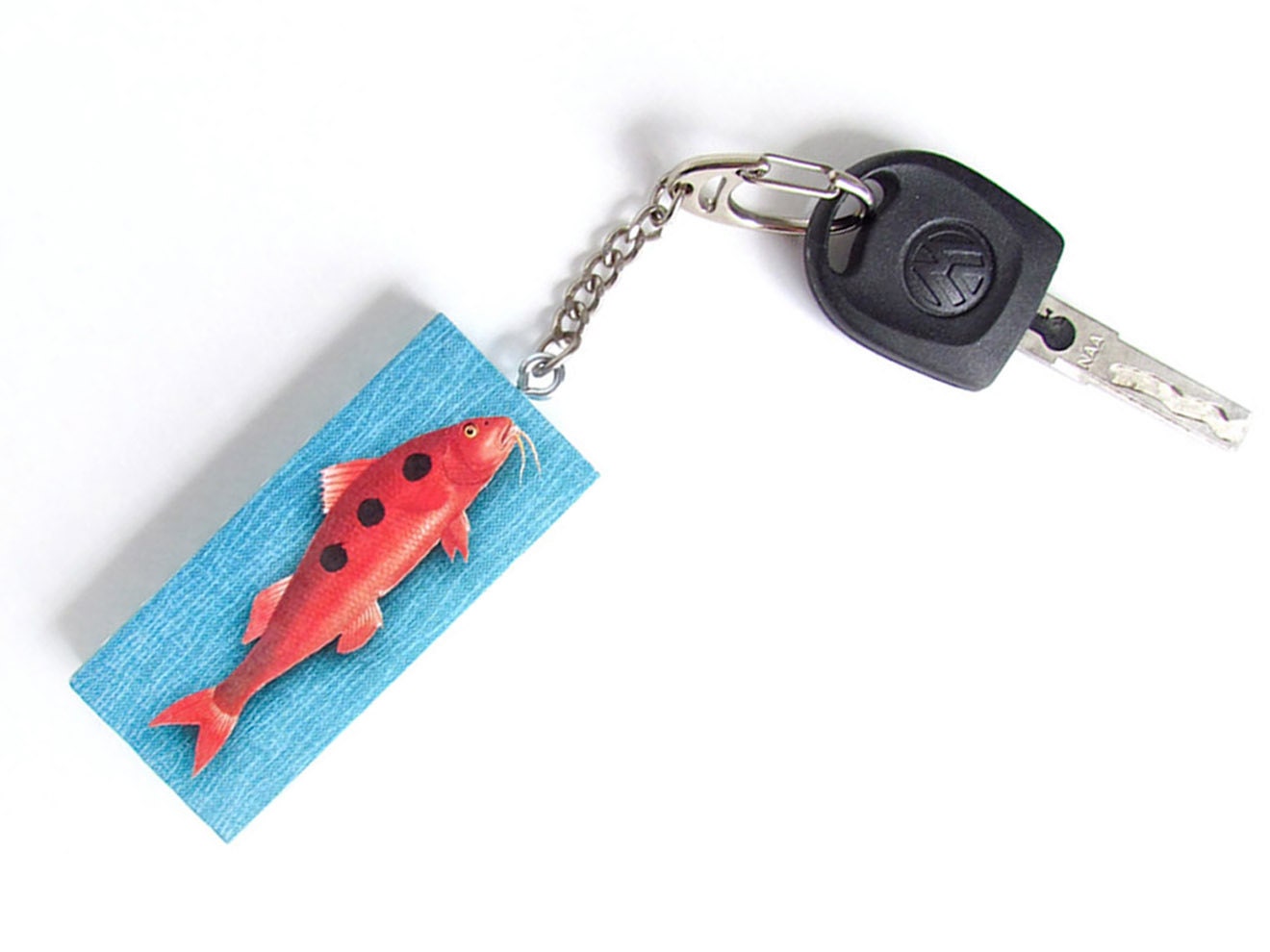 Fishing Key Chain - Nautical Key chain - Freshwater fishing Gift for Dad Key Chain