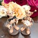 Robot Wedding Cake Topper MADE TO ORDER Neutral Tan Lightly Rustic - Customizable