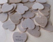 Guest Book Alternative (100 wooden hearts)