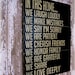 In This Home --- House Rules --- Antiqued Plank Typography Sign