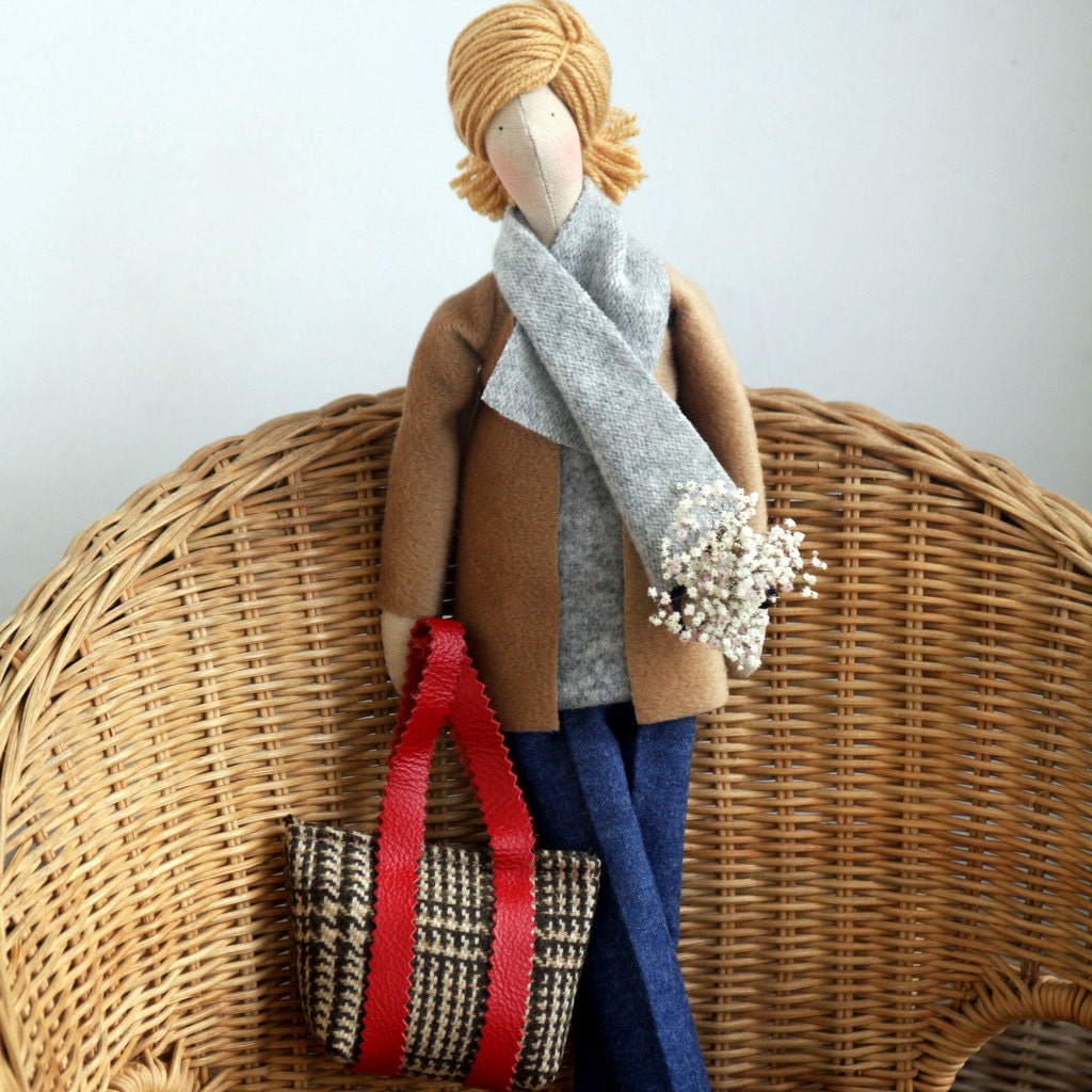 Custom OOAK Fabric Doll Made To Order
