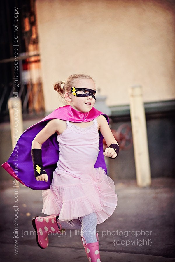 Childrens Capes Blank REVERSIBLE Super Hero Cape for boy or girl