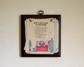 Vintage Wall Art - Funny Office Humor - Gift for Coworkers or Administrative Professionals