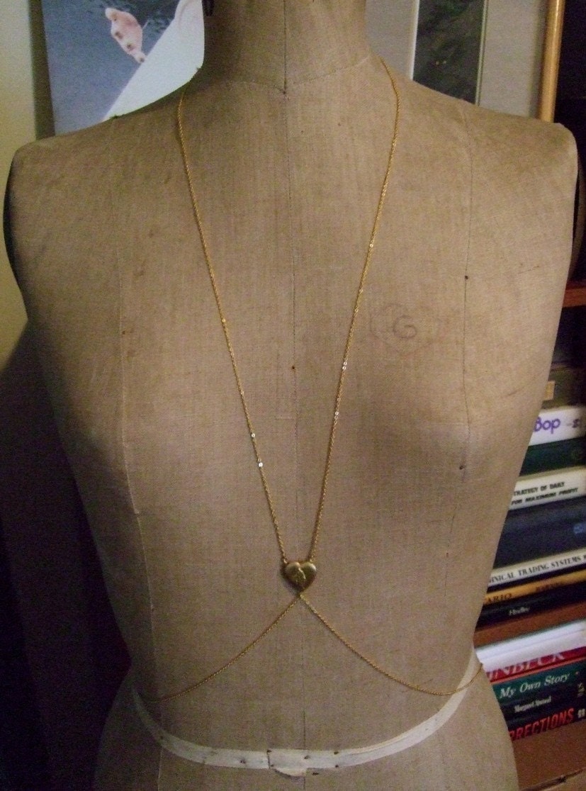 Mary Heart Locket Bodychain