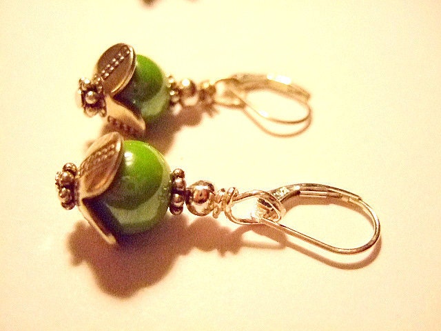 Sweet Pea Earrings for Women, Sterling Silver, Gift for Her, Handmade Jewelry, Etsy Earrings, Etsy Jewelry