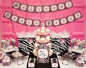 ZEBRA CHIC Collection - Printable Party Decorations Il_170x135