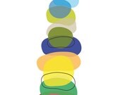 Kids wall art digital painting Bold Colors  nursery room colorful poster art personalized art
