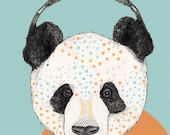 Polkadot Panda  // A4 Print