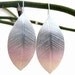 Sterling Silver Leaf Imprint Earrings El