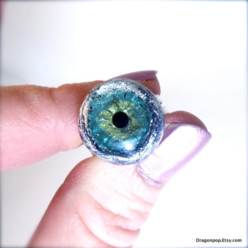 Third Eye Ring All Seeing Eye Jewelry Steampunk Rings by Dragonpop