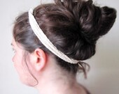 Chaînette Headband Natural Organic Cotton AND Versatile Pastel Necklace freeshippingfrance team trade on