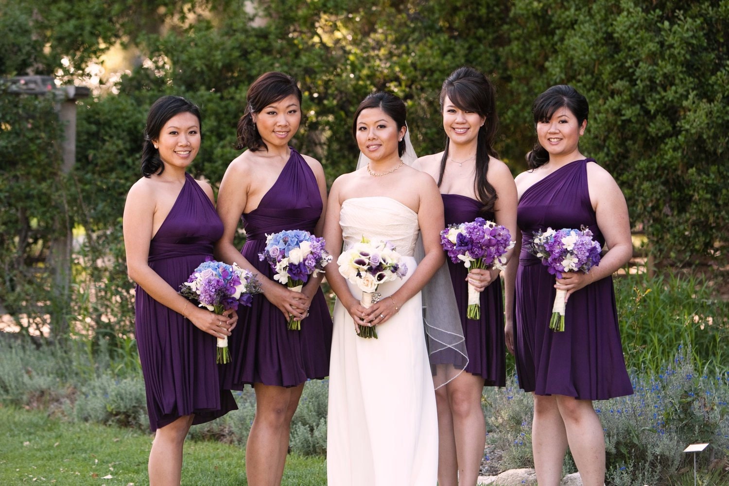 Convertible Bridesmaid Dress - Jersey Infinity Wrap Style