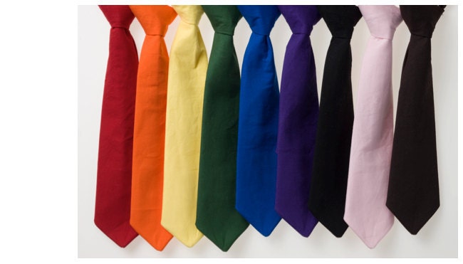 Little Boy Necktie - Solid Colors