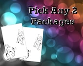 Choose any 2 of my Itty Bitty Teeny Tiny Surprise Packages, SciFI & Literature Inspired Fan Art