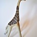 RESERVED for Sydney Rare Mid Century Handmade Ceramic Giraffe Peter Müller for Sgrafo