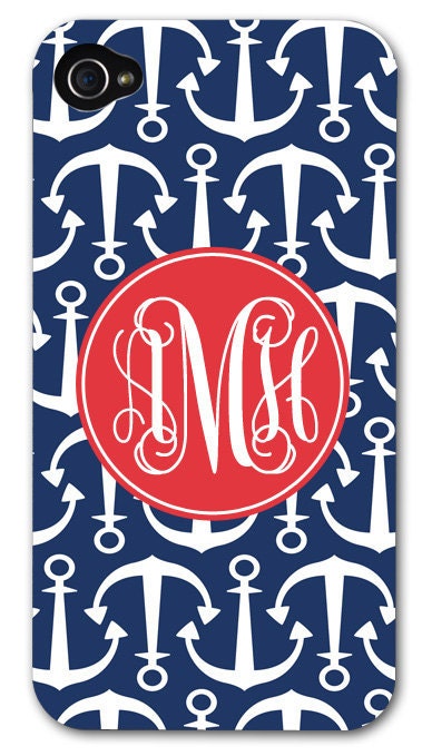 iPhone 5 and 4/4s Case - Monogram iPhone Case - Personalized iPhone Case