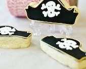 Pirate Hat Decorated Sugar Cookies