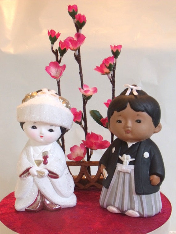 Items Similar To Traditional Japanese Wedding Cake Topper Sample On Etsy