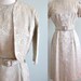 Vintage 50s silk dress suit size small to medium